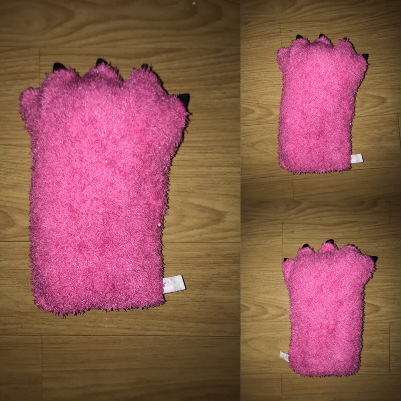 RT4 Rối tay hình bàn tay thú nhồi bông gấu cho bé