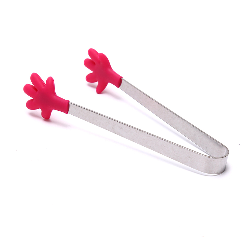 Kẹp Gắp Thức Ăn Chống Trượt Mini Bằng Silicon