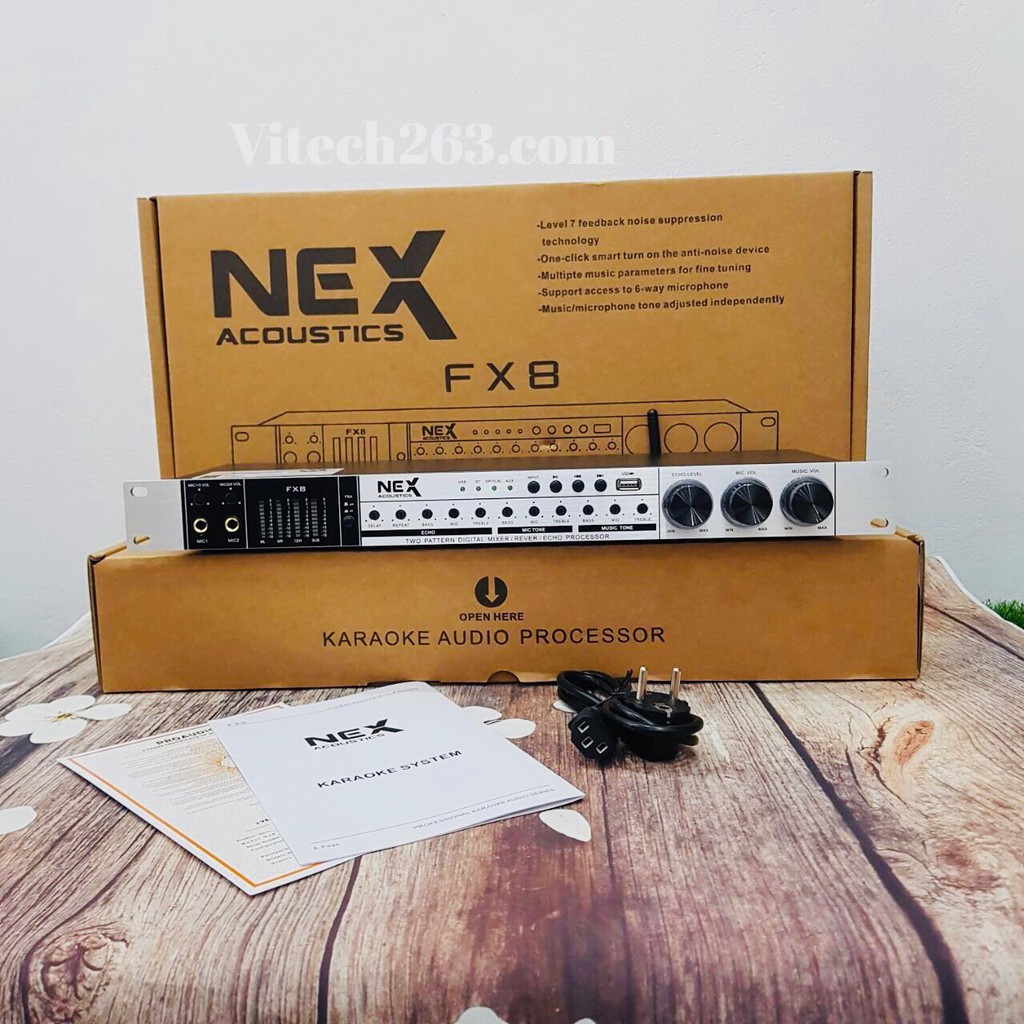 Vang Cơ NEX FX8, Có Cổng Quang-Bluetooth, Hàng Chuẩn Main Xịn 100%