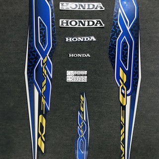 [MÀU XANH DƯƠNG] NGUYÊN BỘ TEM RỜI 3 LỚP DÀNH CHO XE MÁY HONDA WAVE A WAVE ALPHA 2019 CAO CẤP CỰC ĐẸP