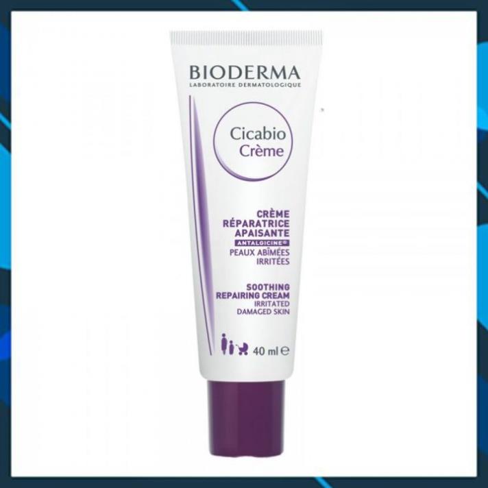 [Hàng Auth]Kem dưỡng phục hồi da Bioderma Cicabio Creme 40ml White Store