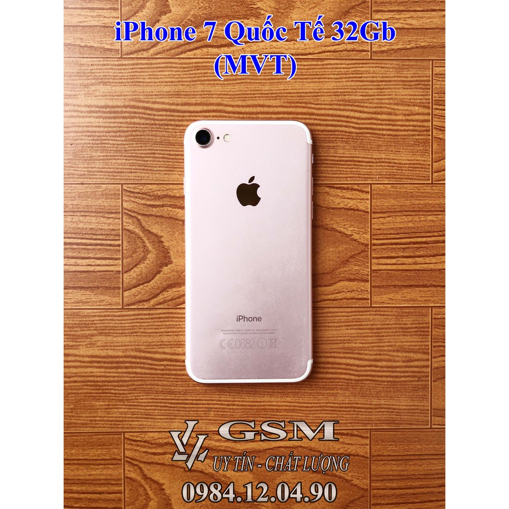 ĐIỆN THOẠI IPHONE 7 QUỐC 32GB ( PIN 100% - MVT)