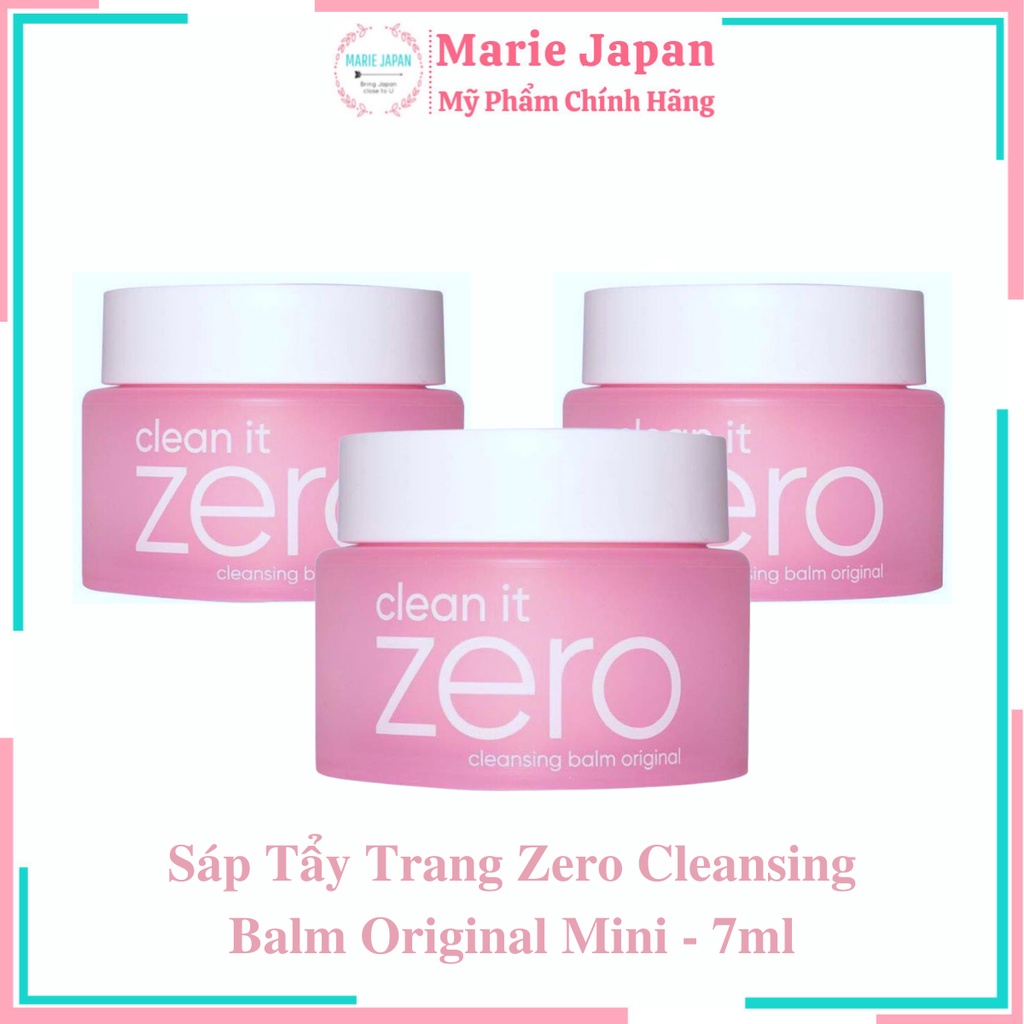 Sáp Tẩy Trang ZERO HỒNG Cleansing Balm Original - MINI SIZE 7ML