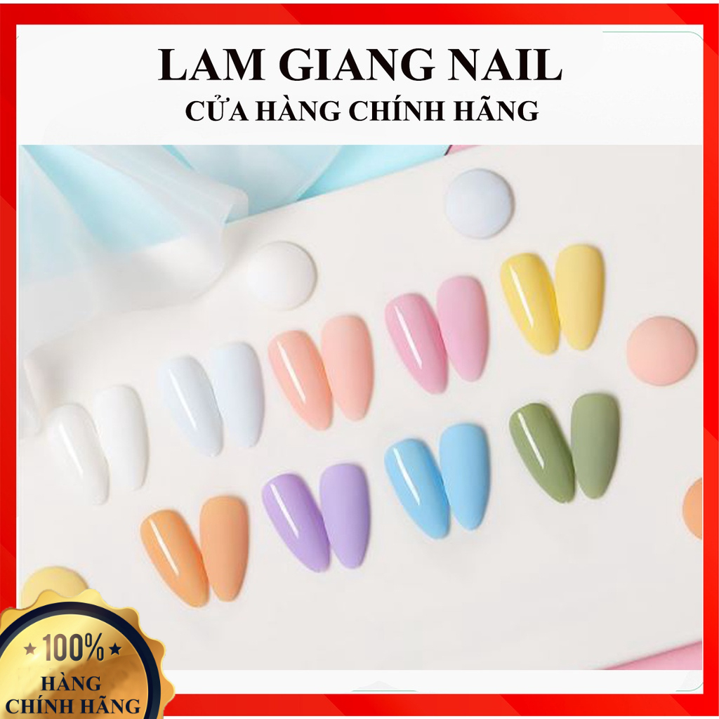 SET Sơn gel AS mẫu chai đỏ nhọn APO 9 chai 15ml siêu HOT siêu xịn