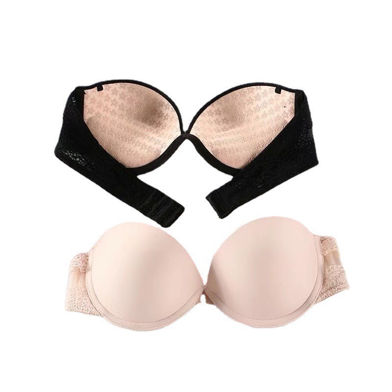 Áo lót su cup ngực cao cấp hàng đẹp có gọng không dây đệm vừa nâng ngực phối ren gợi cảm cho nữ 2211