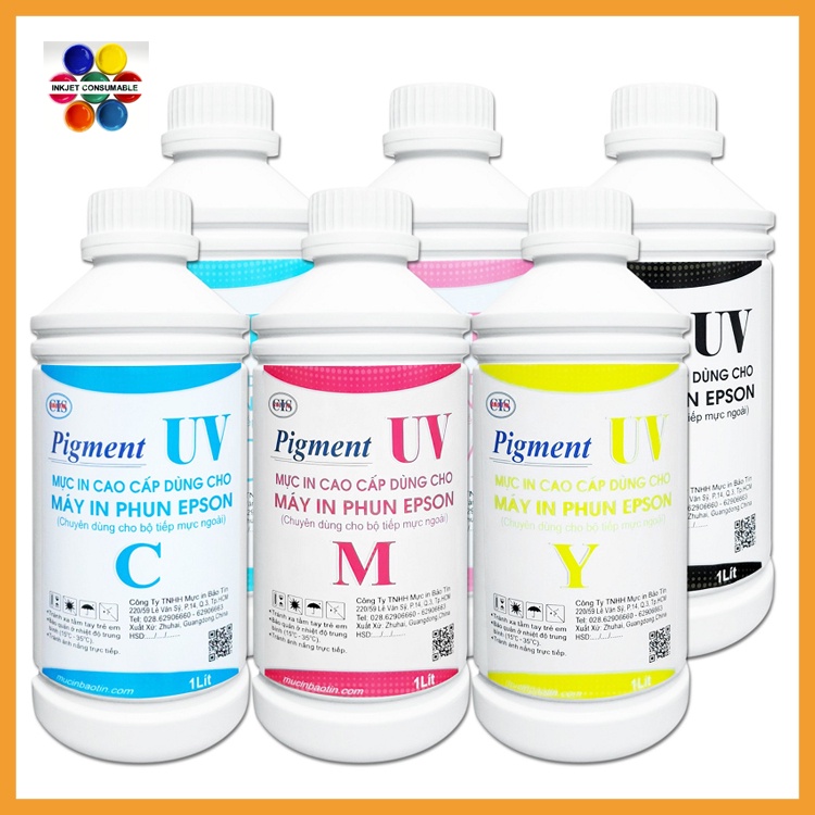 MỰC EPSON PIGMENT UV (bình 1 LÍT)