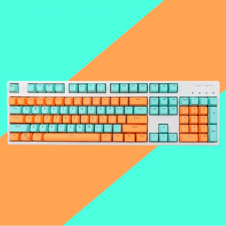 [Thanh lý] Bộ Keycap PBT xuyên led nhiều màu 104 phím, có mix 2 màu theo yêu cầu Coolmoon | BigBuy360 - bigbuy360.vn