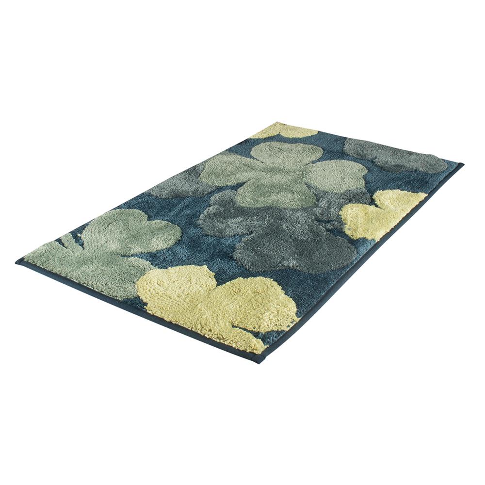 HomeBase HLS Thảm lót sàn lau chân phòng tắm Microfiber chống trượt CLOVERY Thái Lan W45xH70xD1,5 màu xanh lá