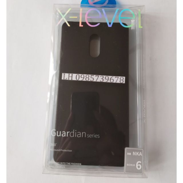 Ốp Dẻo Nokia 6 Chính hãng hiệu X-LEVE (Tặng Thêm Kính cường lực cao cấp)