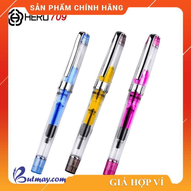 [FRESHIP] COMBO Bút 709 và Mực Hero 71xx [Sao Khue Pens - butmay.com]