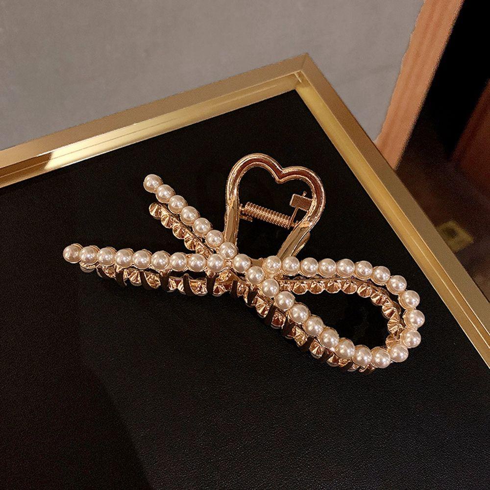 Kẹp Tóc Càng Cua Họa Tiết Hình Học Thời Trang Hàn Quốc Thanh Lịch Cho Nữ