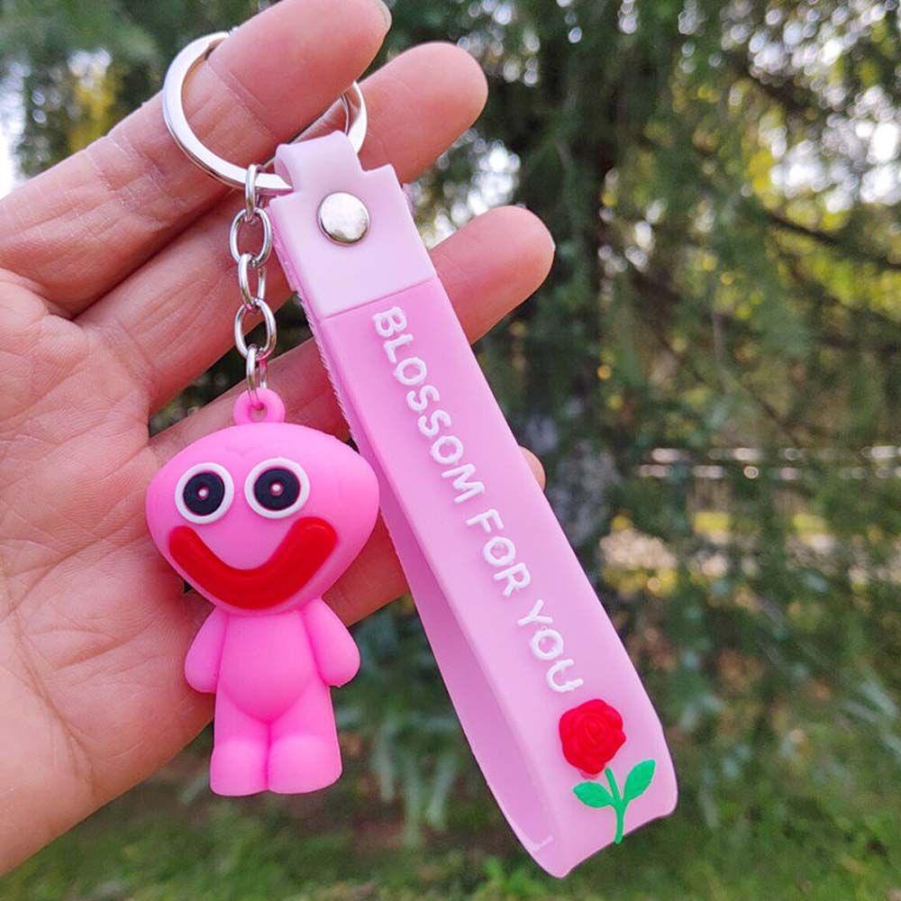 Móc Khóa Hình Búp Bê Wuggy Xúc Xích Xanh Dương Dễ Thương