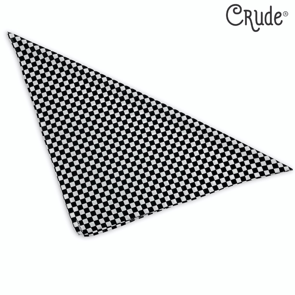 Khăn Bandana Retro Racing Checkerboard - Crude VN