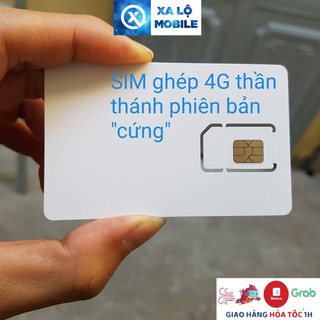 Sim ghép thần thánh 2021 cho iphone X/XS/XR/XSM/11/11PRO/12/12/12MNI/12PROMAX phiên bản cứng phôi trắng