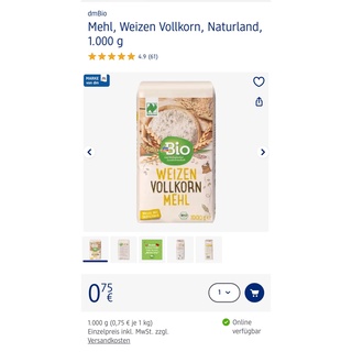 Bột mỳ hữu cơ Dm Bio - 1kg