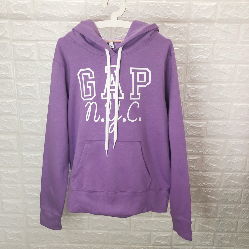 Ảnh Thật -Áo hoodie GAP xuất dư MÀU TÍM