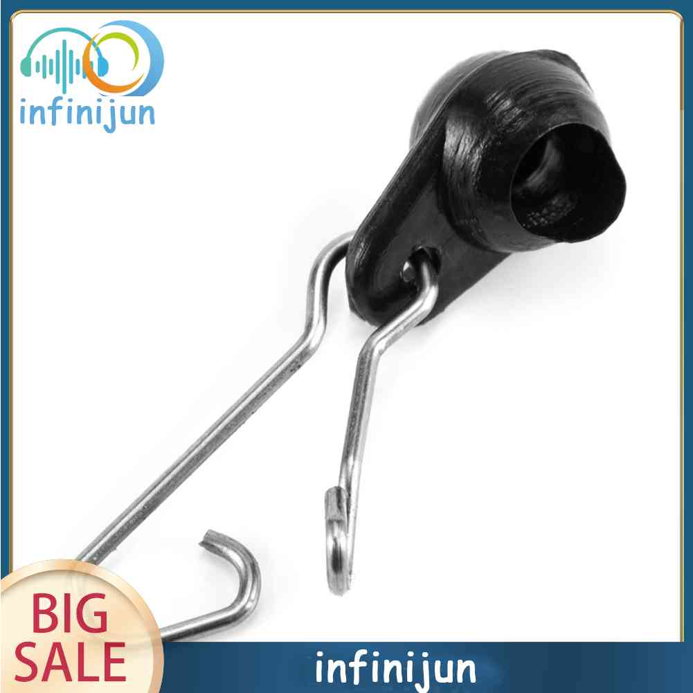 Set 10 Khuyên Nối Móc Câu Cá Màu Đen Chuyên Dụng