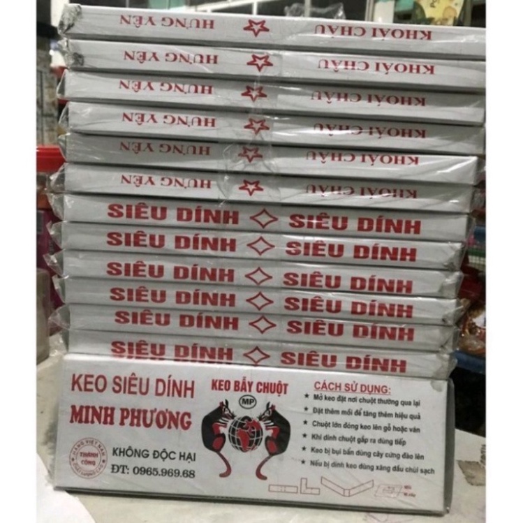 Keo dính chuột siêu dính Minh Phương kaca aosomicongsothietke