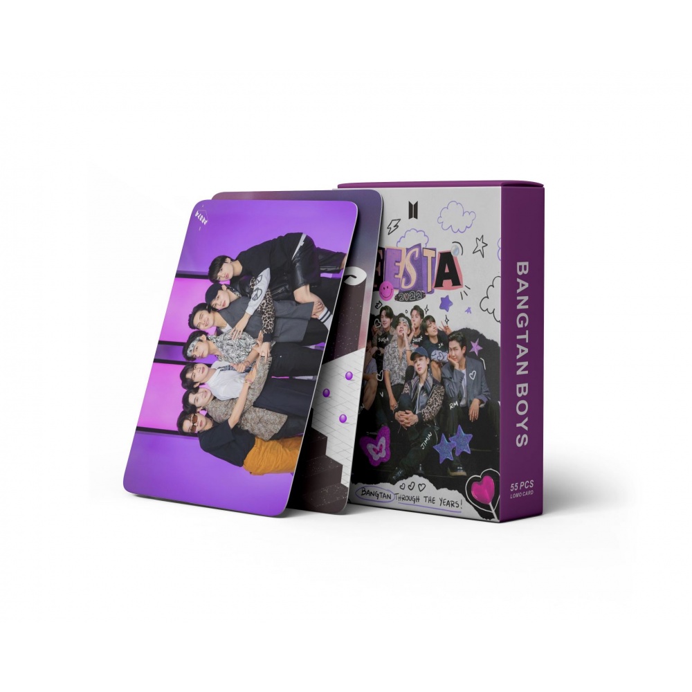 Hộp 55 Ảnh Thẻ Lomo Nhóm Nhạc BTS Kpop FESTA 2022 9TH