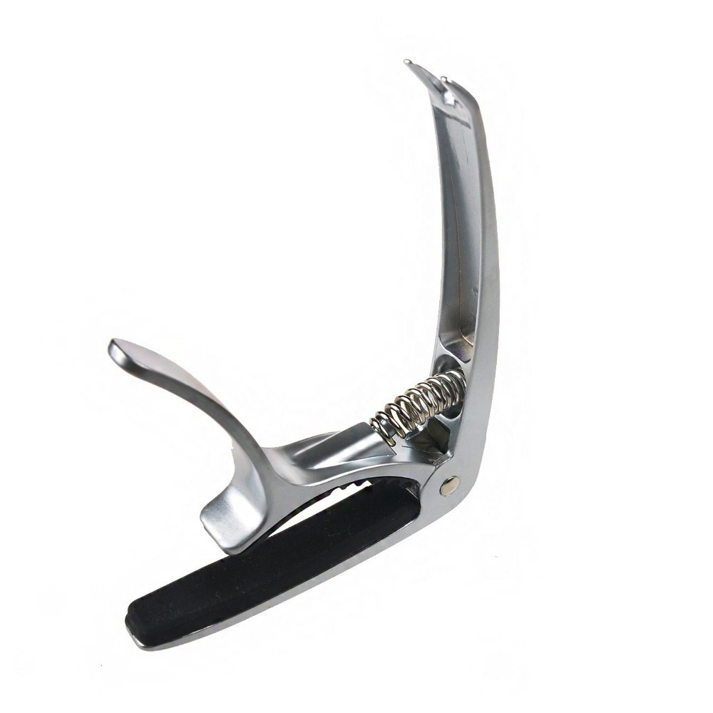 Kẹp capo chuyên dụng cho đàn ghi-ta thiết kế lò xo 2 chức năng cho đàn acoustic và cổ điển bằng thép