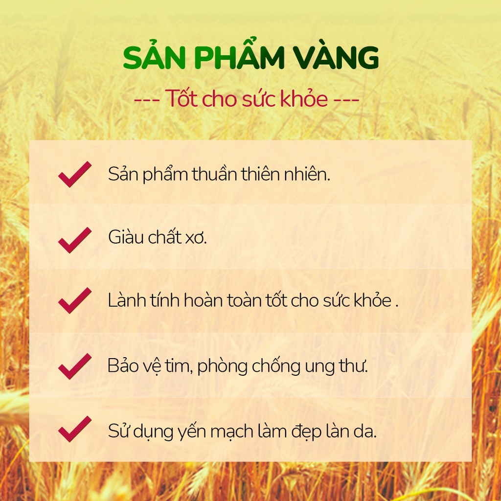 YẾN MẠCH CÁN MỎNG  1KG DAN D PAK SIÊU THỰC PHẨM SẠCH TỐT CHO SỨC KHỎE, SẮC ĐẸP, GIẢM CÂN HẠN CHẾ BỆNH TẬT