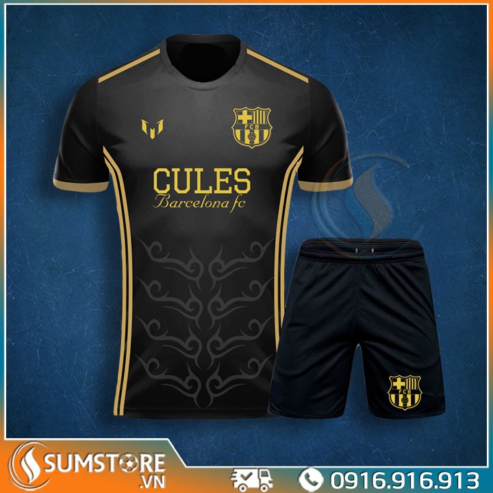 Đồ Đá Banh Thể Thao Độc Lạ Cực Đẹp - CLB Barcelona Sọc Vàng