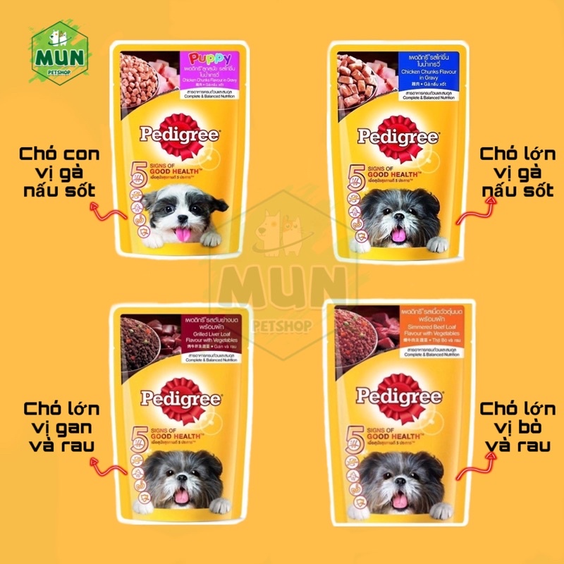 Pate cho chó Pedigree 130gr