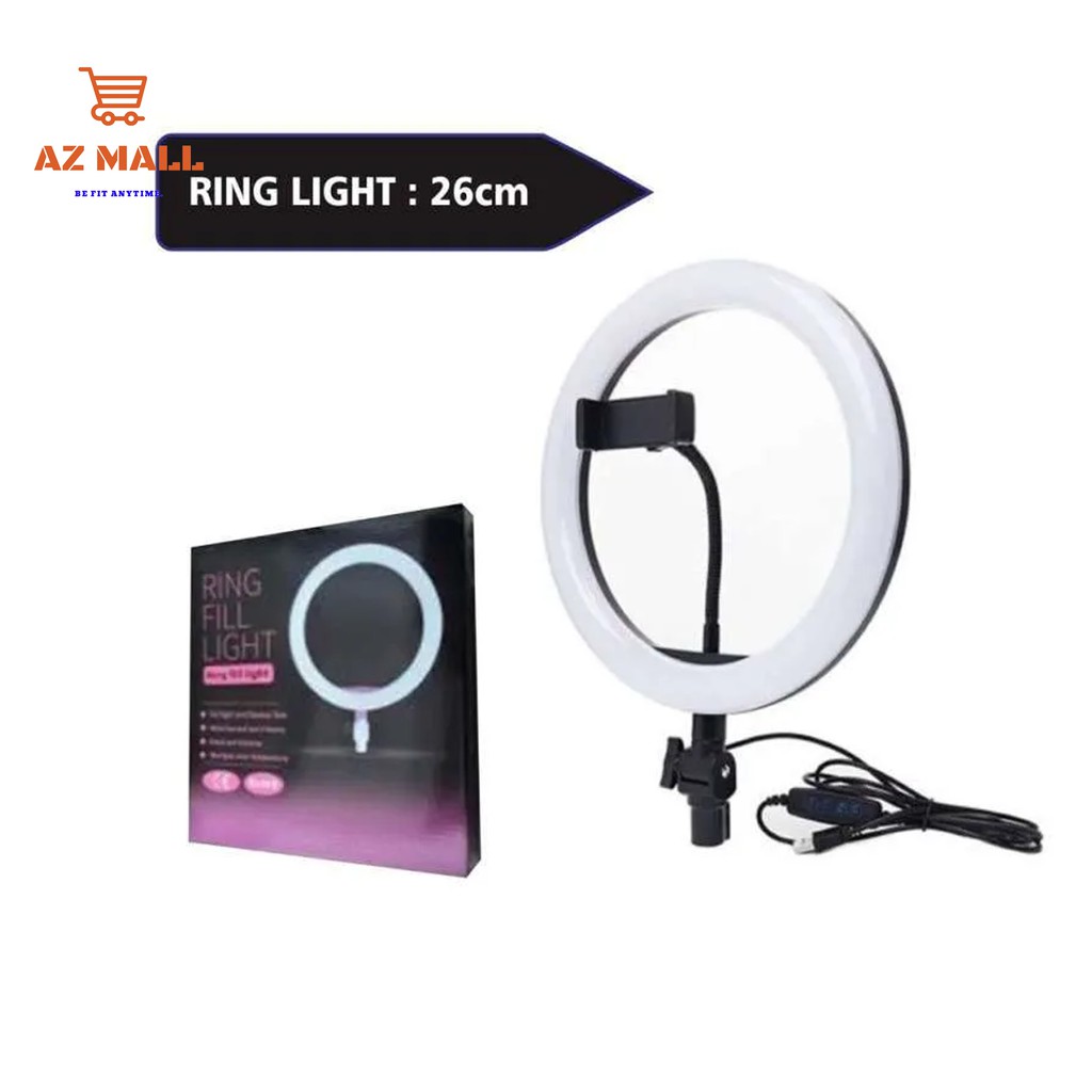 (Rẻ vô địch) Full bộ Đèn Livestream  một kẹp điện thoại Size 26 cm | BigBuy360 - bigbuy360.vn