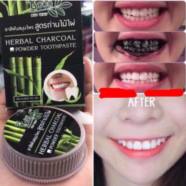 [ HCM SỈ ] Kem trắng răng Herbal Charcoal