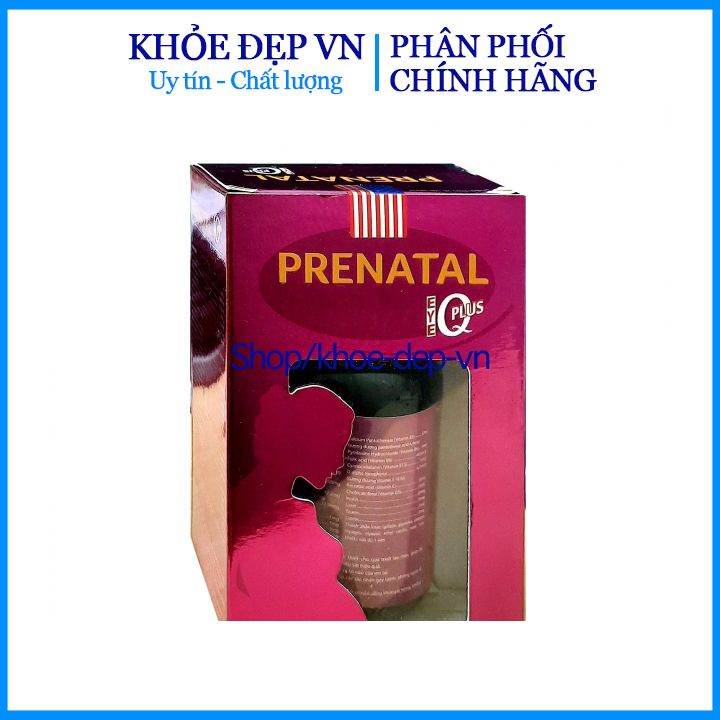 Viên uống Prenatal bổ bầu – Tốt cho phụ nữ mang thai – Bổ sung sắt, máu và acid folic, DHA, EPA, phát triển trí não – Hộ