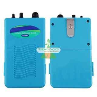 [Tặng kèm 1 Pin Đại] Máy sục khí SB-980 (Máy thổi ô xy) chạy PIN