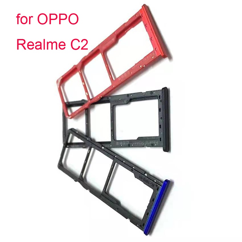Ốp Điện Thoại Có Khe Đựng Thẻ SIM Cho OPPO A1K Realme C1 C2 C3
