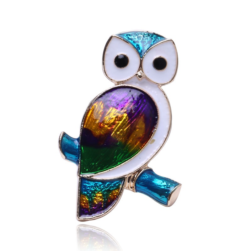 Ghim Cài Áo Hợp Kim Hình Cú Mèo Xinh Xắn Thời Trang