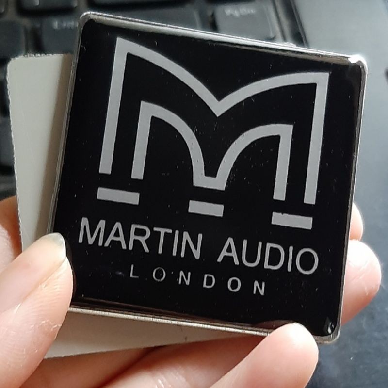 Tem logo dán thùng loa martin audio vuông 5cm: 2 cái