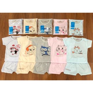 Combo 5 bộ kẻ noubaby cho bé trai/ bé gái