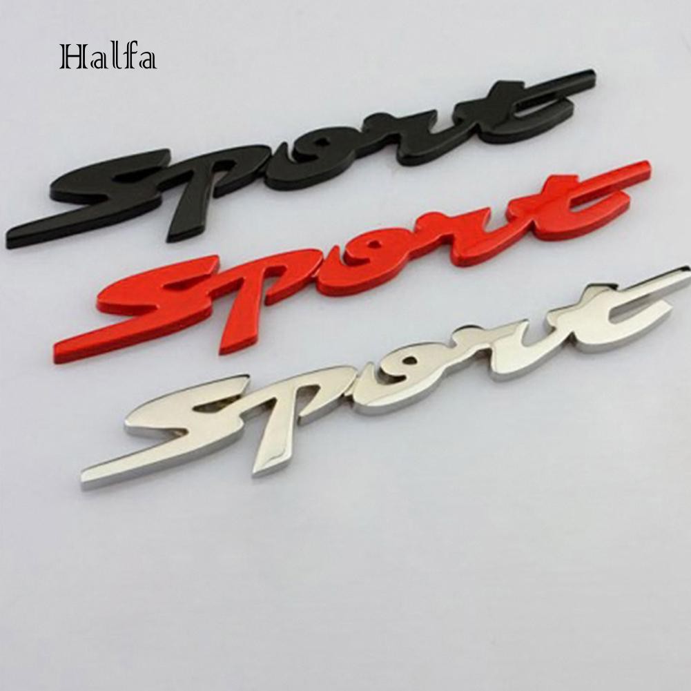 Logo trang trí xe hơi 3D hình chữ Sport bằng hợp kim nhôm | BigBuy360 - bigbuy360.vn