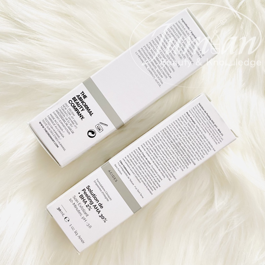 Serum Tẩy Tế Bào Chết AHA 30% + BHA 2%  Peeling Solution The Ordinary