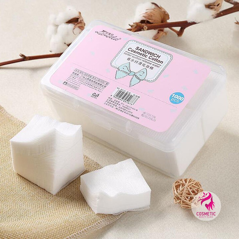 Bông tẩy trang 3 lớp FM Cotton Pads 222 miếng nội địa Trung MFBTT1