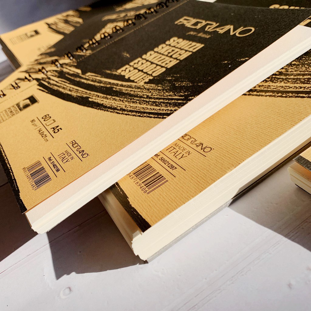 Sổ Vẽ Chì - Sổ Vẽ Phác Thảo- Sketchbooks Fabriano Per Artisti 90Gsm