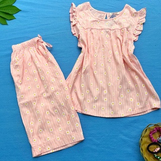 Bộ mặc nhà Linen quần lững có túi
