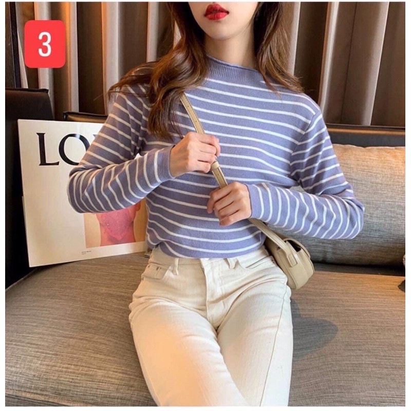 Áo len kẻ 6 màu ( quảng châu) | BigBuy360 - bigbuy360.vn