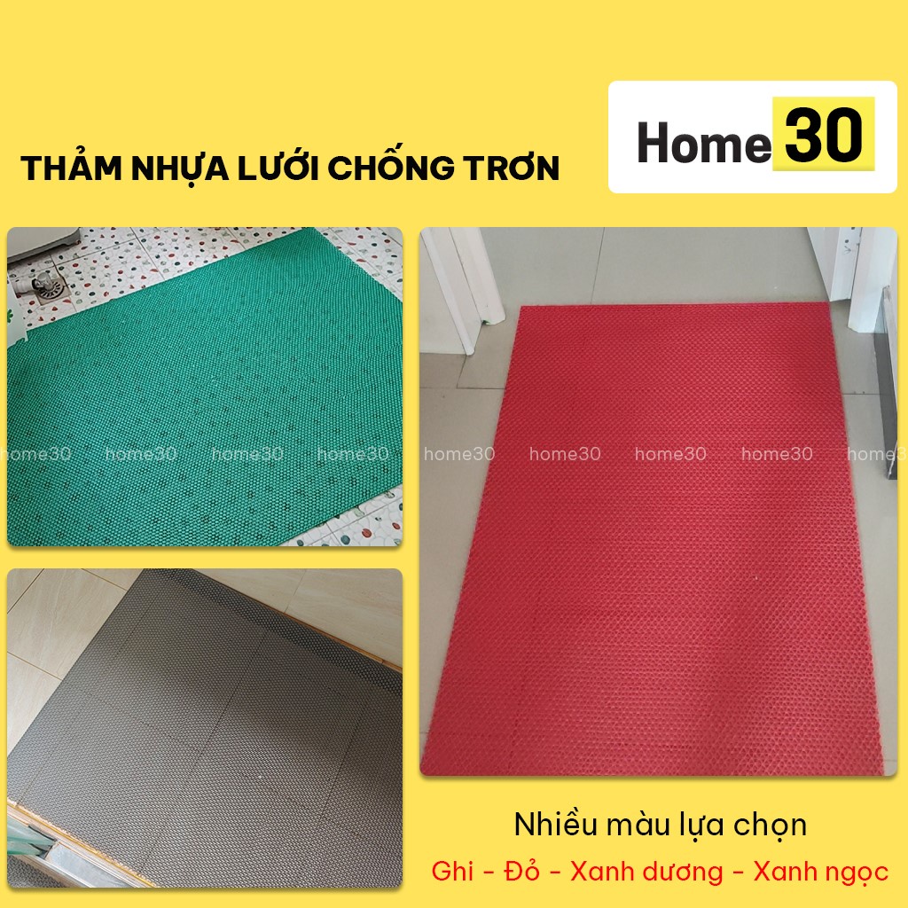 Thảm nhựa lưới chống trơn trượt nhà tắm bể bơi sảnh nhà khổ 90cmx50cm