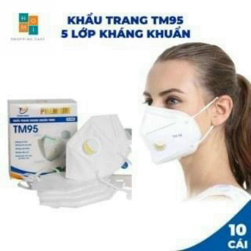 COMBO 10 - 50c Khẩu Trang N95 Người Lớn