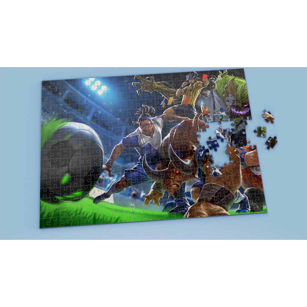 Tranh ghép hình A4, A5 League of Legends, xếp hình LUCIAN - Mẫu 1