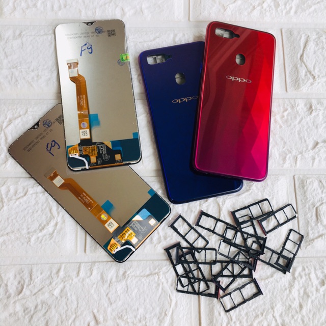 Combo Bộ Vỏ Sườn + Màn Hình Oppo F9 Zin Hàng Cao Cấp (Tặng khay sim)