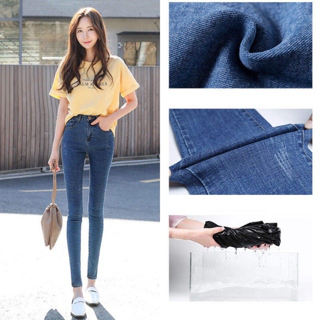 Quần Jean nữ cạp cao form ôm dáng chuẩn cao cấp (Hàng sẵn) | BigBuy360 - bigbuy360.vn
