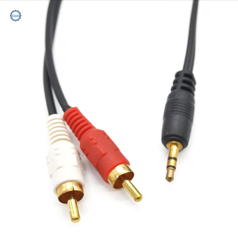 Dây Cáp Âm Thanh Chuyển Đổi Đầu Cắm 3.5Mm Sang AV 2 RCA Cho Loa Mp3 Pod 1.5M/3M/5M/10M