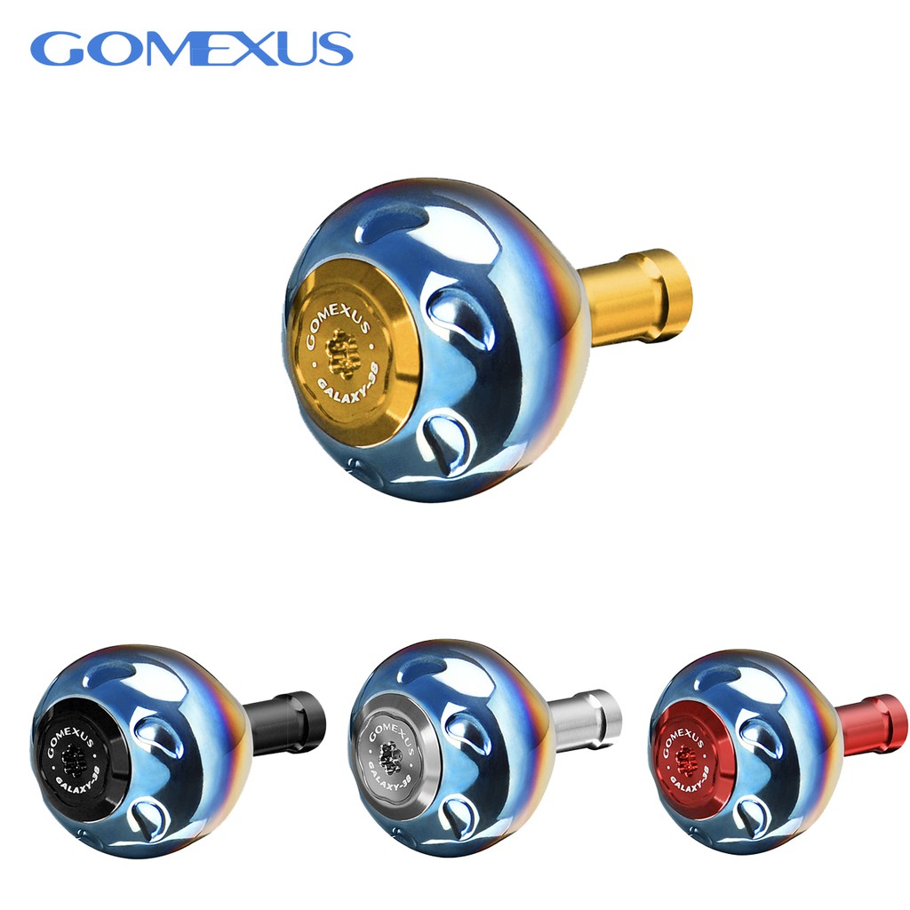 Núm xoay máy câu cá Gomexus Galaxy 38 TA38 chất liệu titan cho Shimano Stella Vanford Daiwa Saltiga