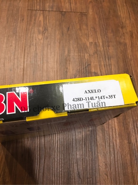 Nhông sên dĩa  YBN cho Suzuki Axelo 14-35