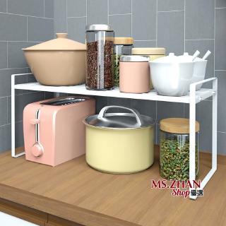 Kệ Đựng Đồ Dùng Nhà Bếp Chia Ngăn Bằng Dây Sắt Tiện Dụng